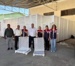Nazilli İlçe Tarım ve Orman Müdürlüğü’nden, incir üreticilerine, incir kurutma kereveti desteği.