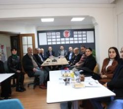 Aydın CHP heyeti, ABGC’ne ziyarette bulundu.