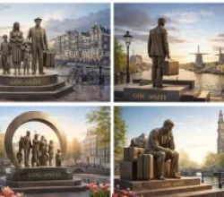 İSTANBUL KADIKÖY, KARAMAN VE ROTTERDAM’DAN SONRA ŞİMDİ DE AMSTERDAM’A GÖÇ ANITI.