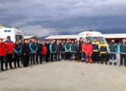 İl Sağlık Müdürü Dr. Eser Şenkul, UMKE Geliştirme Eğitimleri kapsamında, Ambulans Sürüş Güvenliği Eğitim parkurunu ziyaret etti.