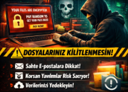 Bilgisayarları Kilitleyen Tehdit: Fidye Virüsü Alarmı