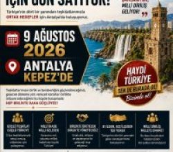 Milli Diriliş Partisi’nden, Antalya Kepez’de Büyük Kongre Hazırlığı!..