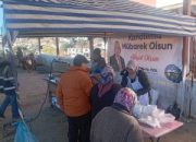 Bozdoğan Belediyesi Miraç kandili nedeni ile vatandaşlara lokma ikramında bulundu.