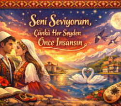 SENİ SEVİYORUM, ÇÜNKÜ HER ŞEYDEN ÖNCE İNSANSIN